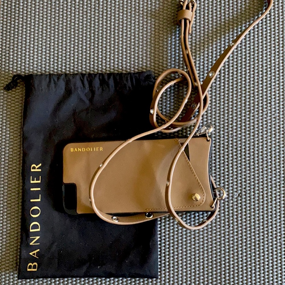 Bandolier crossbody phone case for iPhone 6+/7+/8+